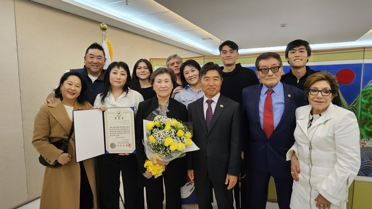 Entrega da Medalha de Honra Hwarang (11.7.2025.)